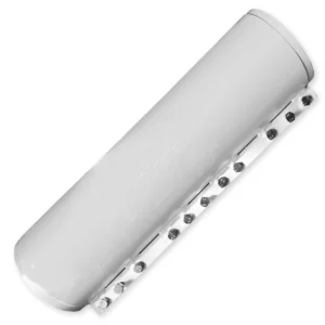 Jaquette 2L8 blanche avec serre-jaquette intégré