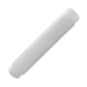 Tube blanc plastique