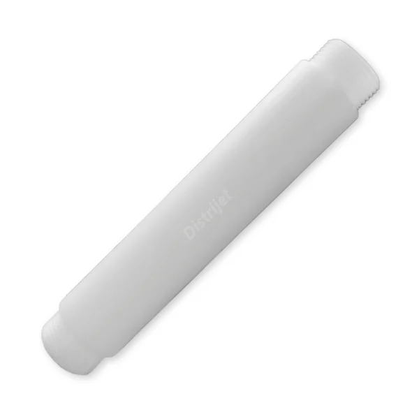 Tube blanc plastique