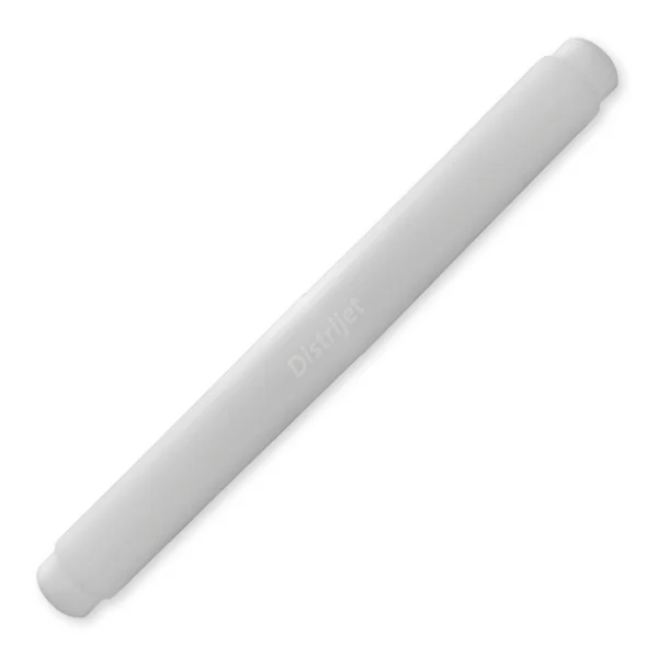 Tube blanc plastique long